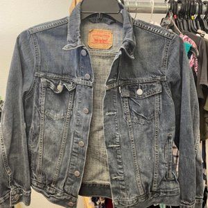 Levi Jean crop Jacket